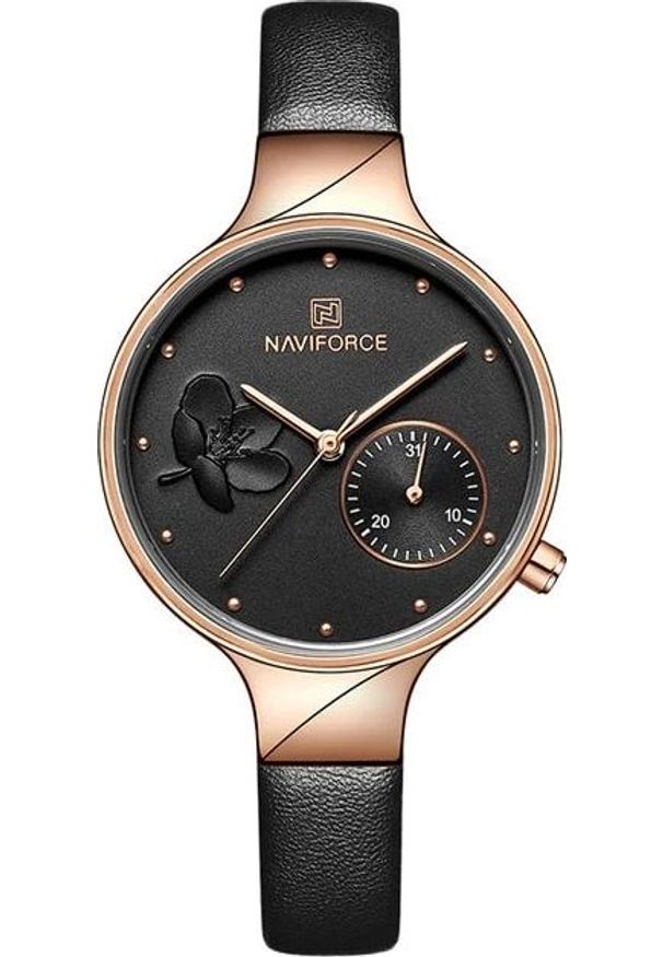 Czarny zegarek Naviforce