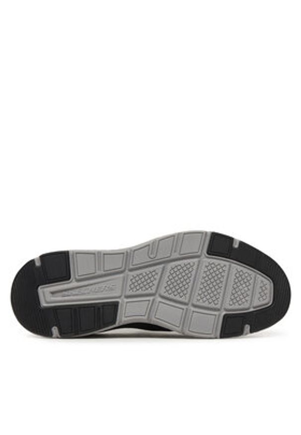 skechers - Skechers Sneakersy Arch Fit Crosser Slip-On Sports 205345/BLK Czarny. Zapięcie: bez zapięcia. Kolor: czarny. Materiał: materiał