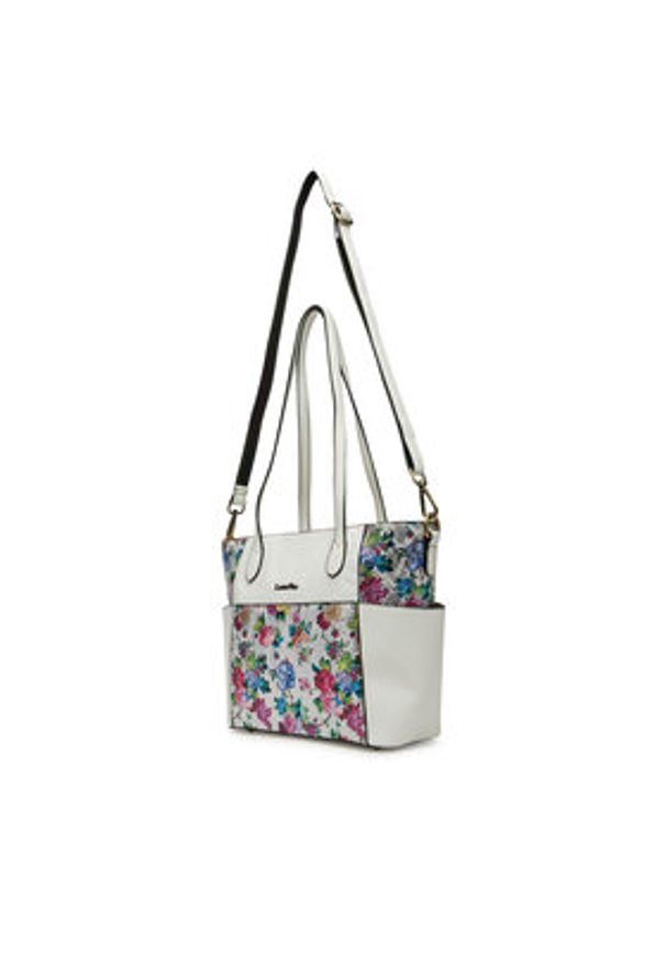 Laura Vita Torebka Amep 03 Biały. Kolor: biały. Materiał: skórzane