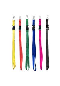 Zestaw 10 Smyczy Softee Lanyard 5.0. Kolor: wielokolorowy, czerwony, różowy, żółty, pomarańczowy #1