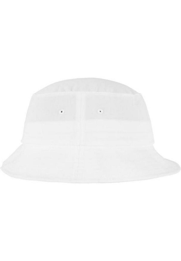 FLEXFIT - Cotton Twill Bucket Hat. Kolor: biały