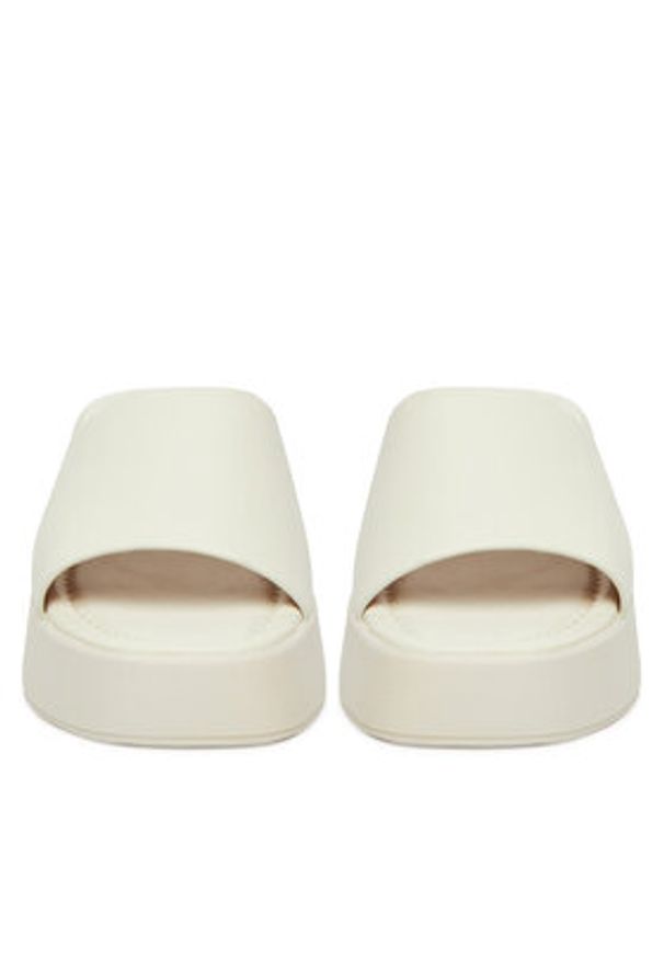 DeeZee Klapki ST024206-1 Biały. Kolor: biały. Materiał: skóra