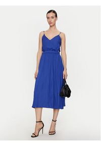 Morgan Sukienka letnia 241-RILDA Niebieski Loose Fit. Kolor: niebieski. Materiał: syntetyk. Sezon: lato #3