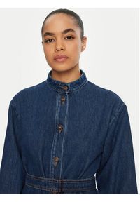 Weekend Max Mara Sukienka jeansowa Euro 2515221021 Granatowy Relaxed Fit. Kolor: niebieski. Materiał: bawełna #2