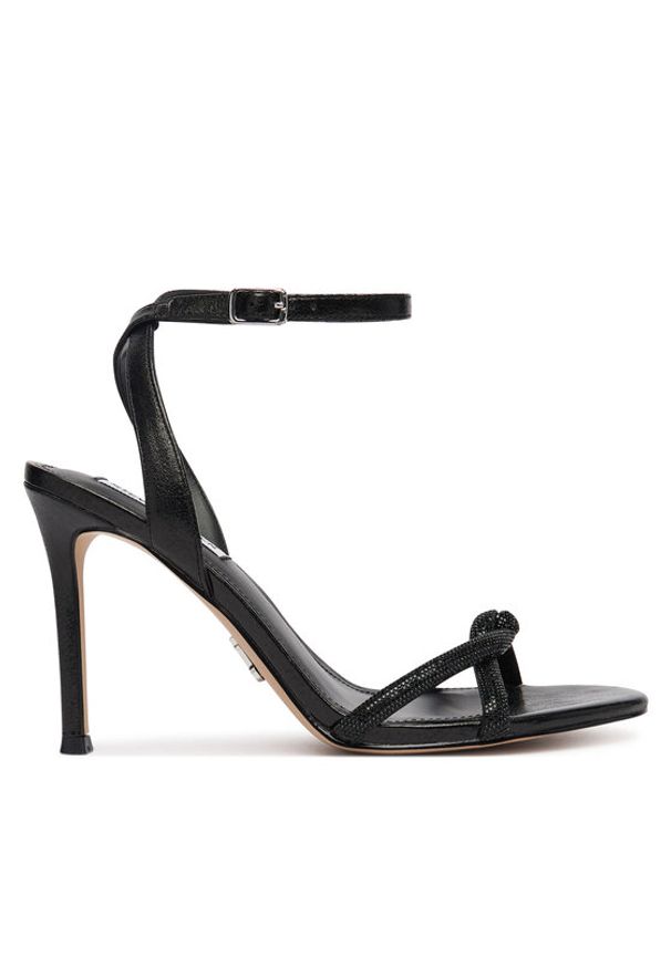Steve Madden Sandały Jewells 11005283 Czarny. Kolor: czarny. Materiał: skóra