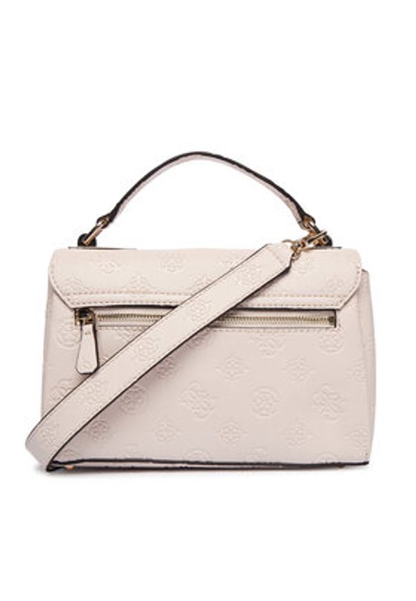 Guess Torebka Tisha HWPD77 64200 Beżowy. Kolor: beżowy. Materiał: skórzane
