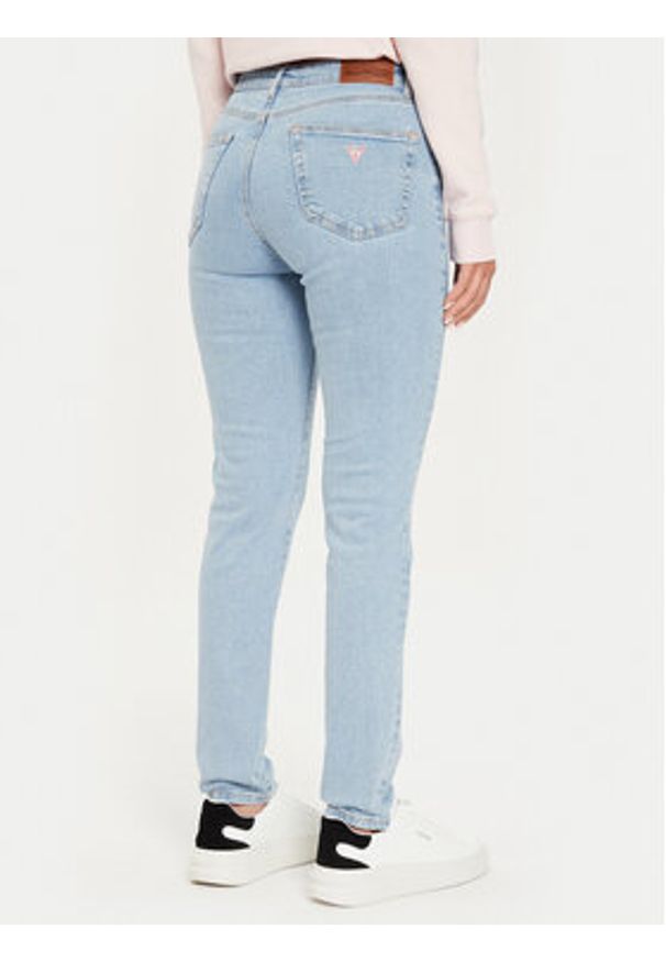 Guess Jeans Jeansy W4YA92 D5CB3 Niebieski Slim Fit. Kolor: niebieski