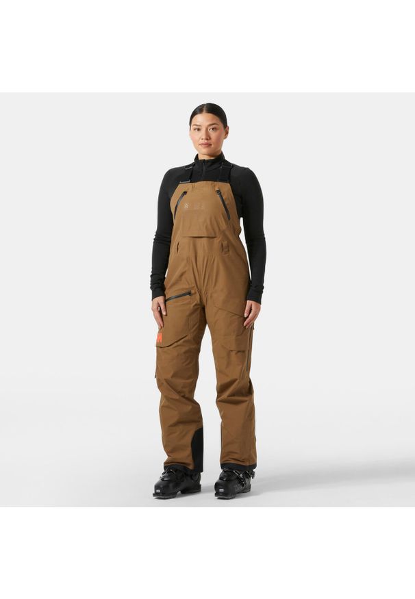 Spodnie narciarskie dla kobiet Helly Hansen Ridge Infinity Shell. Kolor: wielokolorowy, beżowy, brązowy. Sezon: zima. Sport: narciarstwo