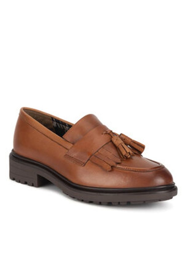 Sergio Bardi Loafersy WI34-GALA-01SB Brązowy. Kolor: brązowy. Materiał: skóra