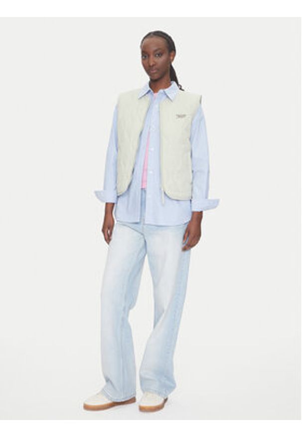 Tommy Jeans Bezrękawnik Onion DW0DW21184 Zielony Regular Fit. Kolor: zielony. Materiał: syntetyk. Długość rękawa: bez rękawów