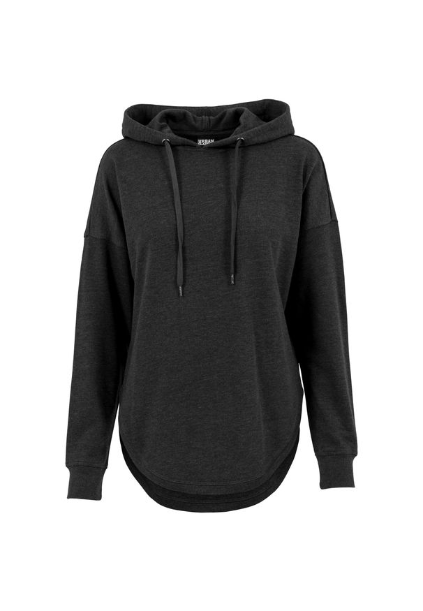 Urban Classics - Bluza damska z kapturem Urban Classic oversized terry. Typ kołnierza: kaptur. Kolor: brązowy