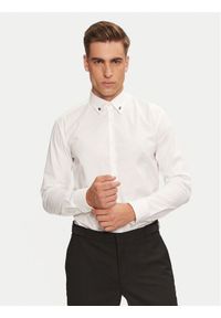 Hugo Koszula Ermo 50528474 Biały Slim Fit. Kolor: biały. Materiał: bawełna #1