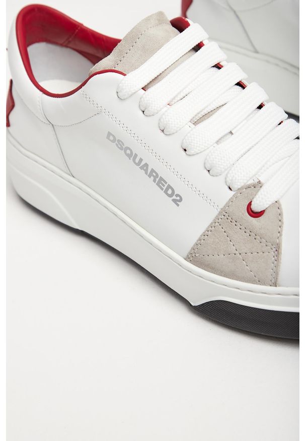 Sneakersy męskie skórzane DSQUARED2. Materiał: skóra