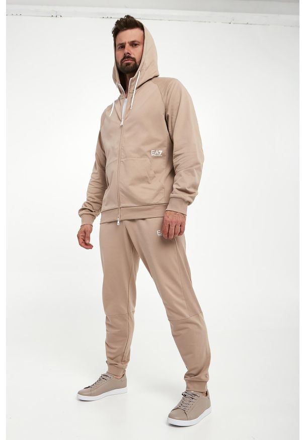 EA7 Emporio Armani - Bluza męska z kapturem EA7 EMPORIO ARMANI. Typ kołnierza: kaptur