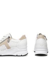 Rieker Sneakersy N6304-80 Biały. Kolor: biały. Materiał: skóra #6