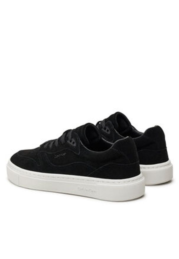 Calvin Klein Sneakersy HW0HW02204 Czarny. Kolor: czarny. Materiał: zamsz, skóra