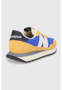 New Balance Buty MS237AA kolor żółty. Nosek buta: okrągły. Zapięcie: sznurówki. Kolor: żółty. Materiał: guma #3