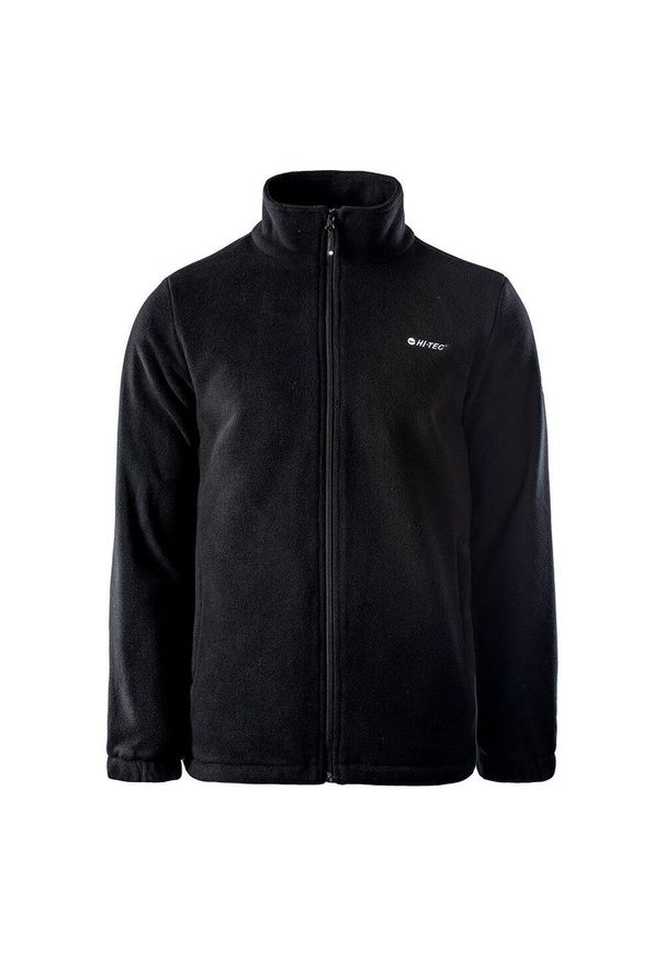 Hi-tec - Bluza Polarowa Męska Ferns. Kolor: czarny. Materiał: polar. Sezon: zima. Sport: turystyka piesza