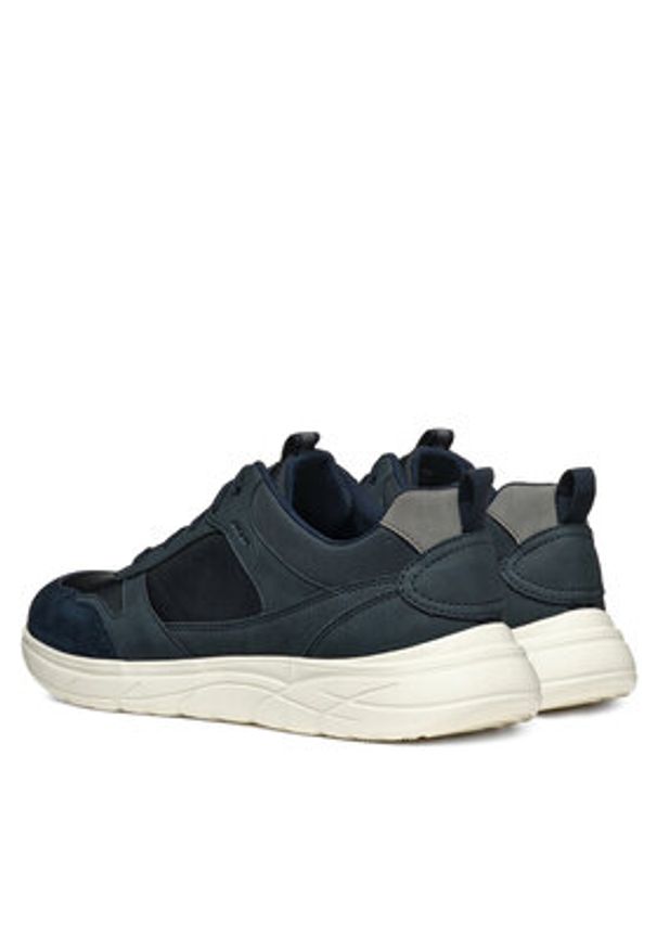 Geox Sneakersy U Portello U46E1A 0EK11 C4021 Granatowy. Kolor: niebieski. Materiał: skóra
