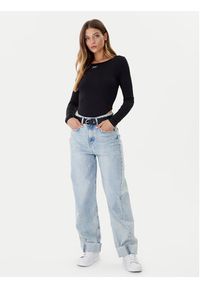 Tommy Jeans Body Silver Script DW0DW21574 Czarny Slim Fit. Kolor: czarny. Materiał: syntetyk #3