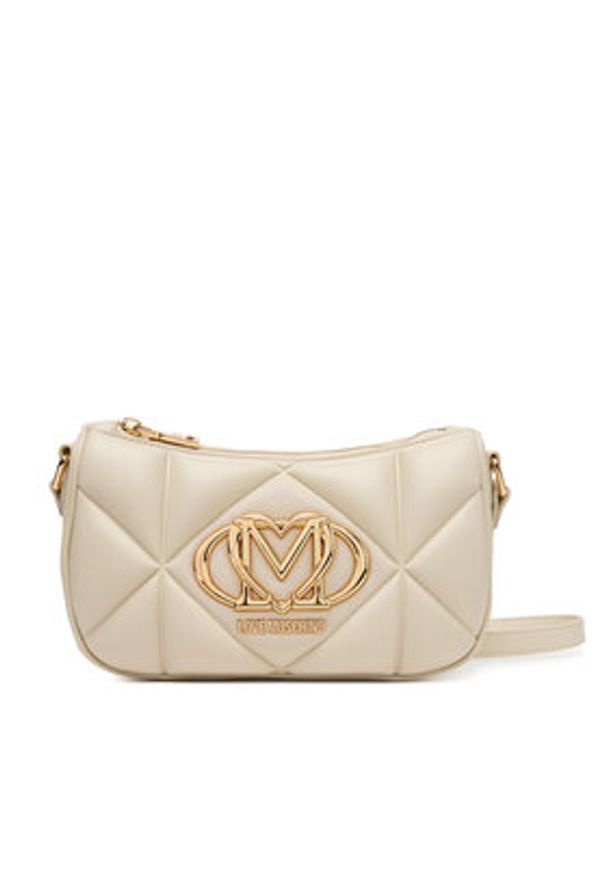 Love Moschino - LOVE MOSCHINO Torebka JC4083PP1NLC0110 Beżowy. Kolor: beżowy. Materiał: skórzane