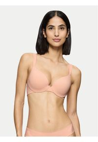 Triumph Biustonosz z fiszbiną Make-Up Illusion 10217848 Różowy. Kolor: różowy. Materiał: syntetyk