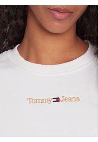 Tommy Jeans Bluza Gold Linear DW0DW16931 Biały Regular Fit. Kolor: biały. Materiał: bawełna, syntetyk #5