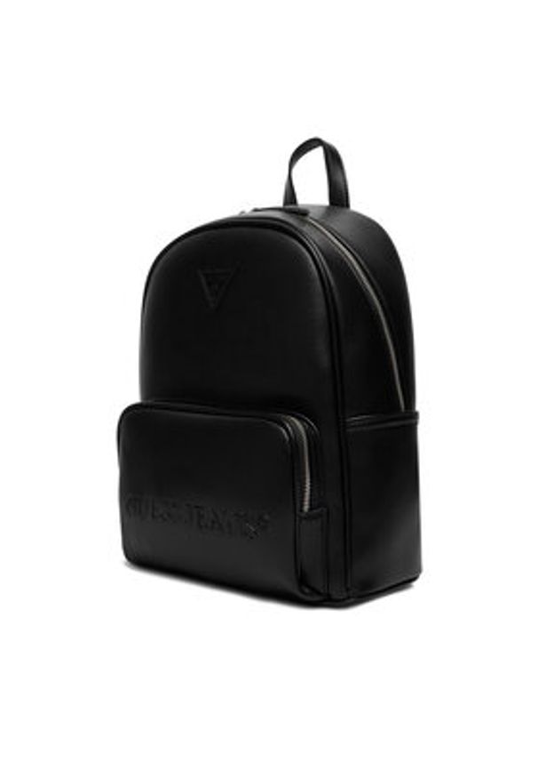 Guess Jeans Plecak CWBEO-GUESS-B-011-09 Czarny. Kolor: czarny. Materiał: materiał
