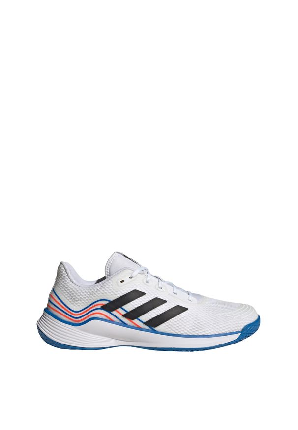 Buty halowe do siatkówki męskie Adidas Novaflight Volleyball Shoes. Kolor: niebieski, biały, wielokolorowy, czarny. Sport: siatkówka