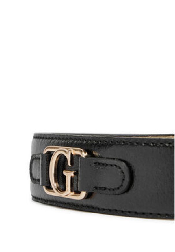 Guess Pasek Damski BW9175 P4435 Czarny. Kolor: czarny. Materiał: skóra