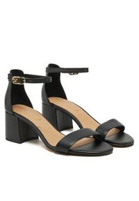 TOMMY HILFIGER - Tommy Hilfiger Sandały FW0FW08673 Czarny. Kolor: czarny. Materiał: skóra #6