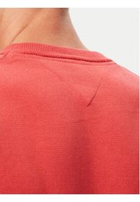 Tommy Jeans Sweter DM0DM22853 Koralowy Slim Fit. Kolor: pomarańczowy. Materiał: bawełna #5