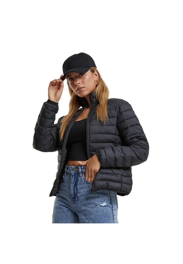 Urban Classics - Ultralekka Kurtka Puchowa Dla Kobiet. Kolor: czarny. Materiał: puch. Sport: turystyka piesza