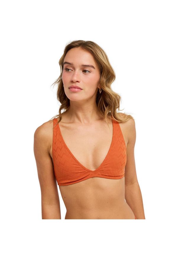 Roxy - Trójkątny stanik bikini dla Kobiety CURRENT COOLNESS Pomarańczowy. Kolor: pomarańczowy. Materiał: tkanina, poliamid, elastan