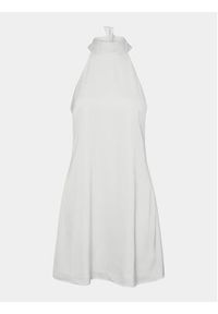 YAS Sukienka koktajlowa Dottea 26032326 Biały Slim Fit. Kolor: biały. Materiał: syntetyk. Styl: wizytowy