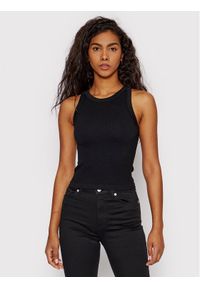 Vero Moda Top Eve 10267874 Czarny Slim Fit. Kolor: czarny. Materiał: syntetyk #1