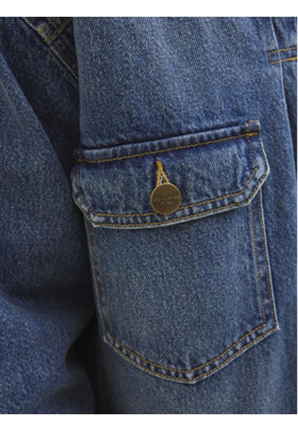 Jack & Jones Kurtka jeansowa Miles 12283761 Niebieski Regular Fit. Kolor: niebieski. Materiał: bawełna