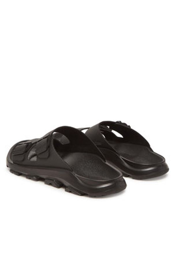 Birkenstock Klapki Mogami Terra Stealth 2-Strap 1029643 Czarny. Kolor: czarny. Materiał: skóra