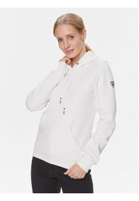 Rossignol Bluza Logo RLMWS13 Biały Regular Fit. Kolor: biały. Materiał: bawełna