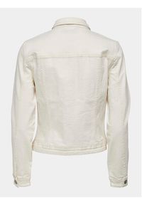 only - ONLY Kurtka jeansowa Tia 15177238 Écru Regular Fit. Materiał: bawełna