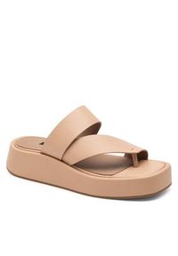 Gino Rossi Japonki PACIANA-32289 Beżowy. Kolor: beżowy. Materiał: skóra #2