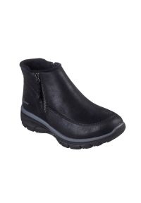 skechers - SKECHERS EASY GOING INTO FALL Czarny. Kolor: czarny. Materiał: syntetyk, tkanina. Styl: sportowy