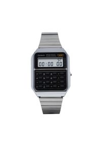 Zegarek Casio. Kolor: srebrny. Styl: vintage #1