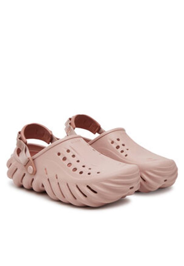 Crocs Klapki Echo Clog 207937 Różowy. Kolor: różowy