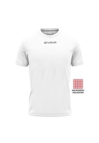 Koszulka piłkarska dla dorosłych Givova One. Kolor: biały. Sport: piłka nożna