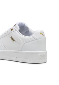 Puma - Sneakersy Court Classic PUMA White Gold. Kolor: biały, żółty, wielokolorowy. Materiał: guma, syntetyk, tkanina, materiał