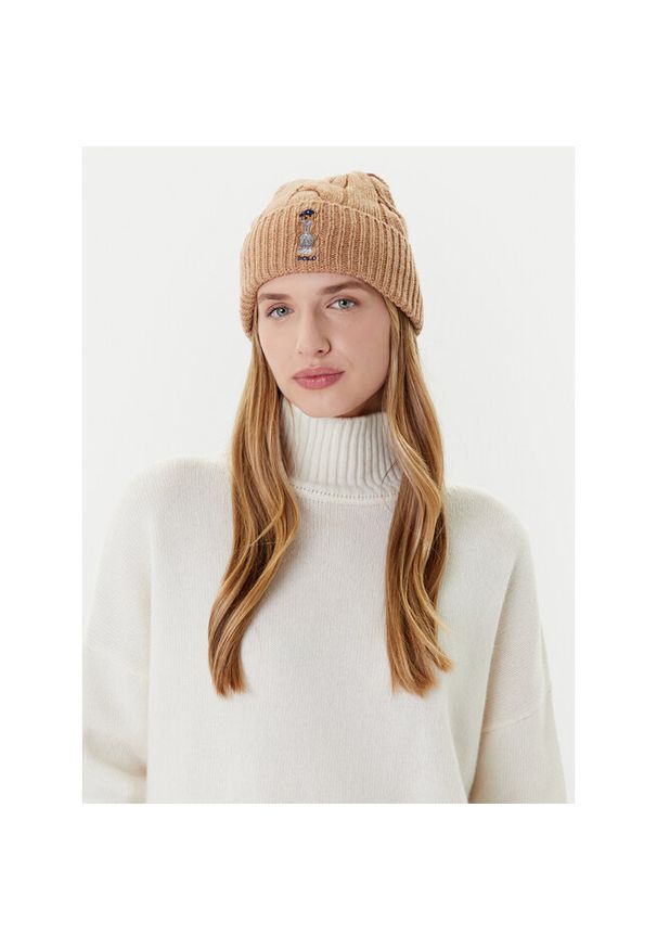 Czapka Polo Ralph Lauren. Kolor: brązowy
