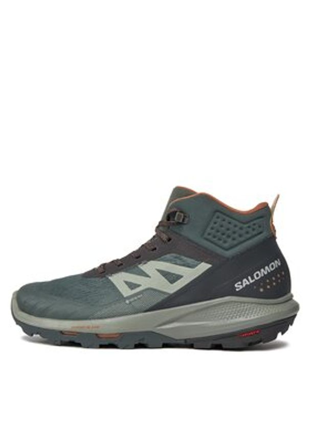salomon - Salomon Trekkingi Outpulse Mid GORE-TEX L47297600 Zielony. Kolor: zielony. Technologia: Gore-Tex. Sport: turystyka piesza