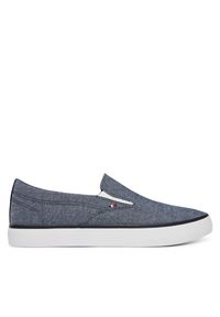 TOMMY HILFIGER - Tenisówki Tommy Hilfiger. Zapięcie: bez zapięcia. Kolor: niebieski #1