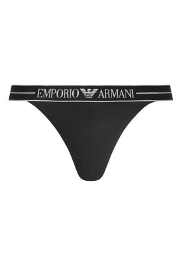 Emporio Armani Underwear Komplet stringów EW000405 AF10881 MC005 Czarny. Kolor: czarny. Materiał: bawełna